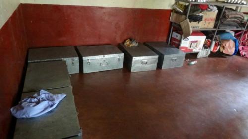 The 12 girls we helped pay the fees - stay at this 'Nele", meaning shelter. — in Tumkur.
